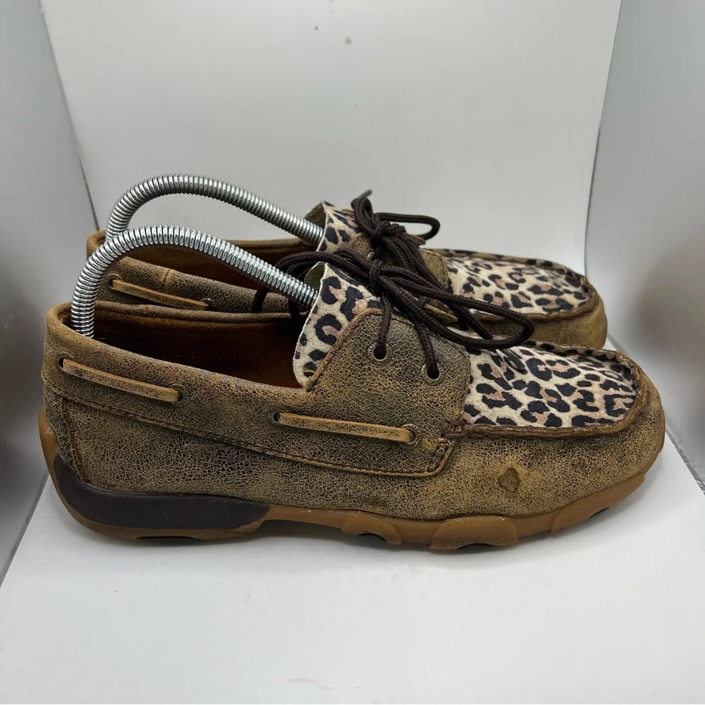 Youth Twisted X Moccasin Shoes Size 6